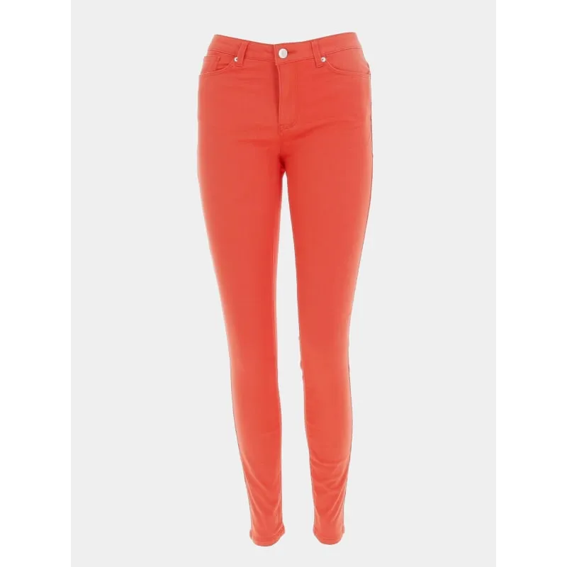 Pantalon slim vea rouge femme - Vero Moda | wimod