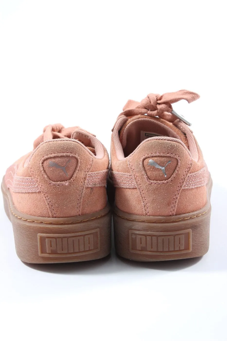 Puma Basket à lacet rose-rose chair imprimé avec thème style décontracté