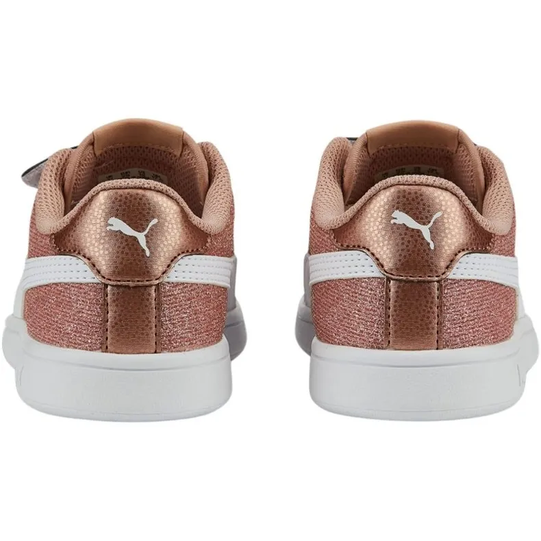 Puma Smash v2 Glitz Glam V PS Jr Chaussures 367378 29 beige