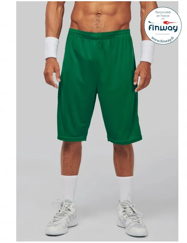 Short de basket-ball homme (Marquage)