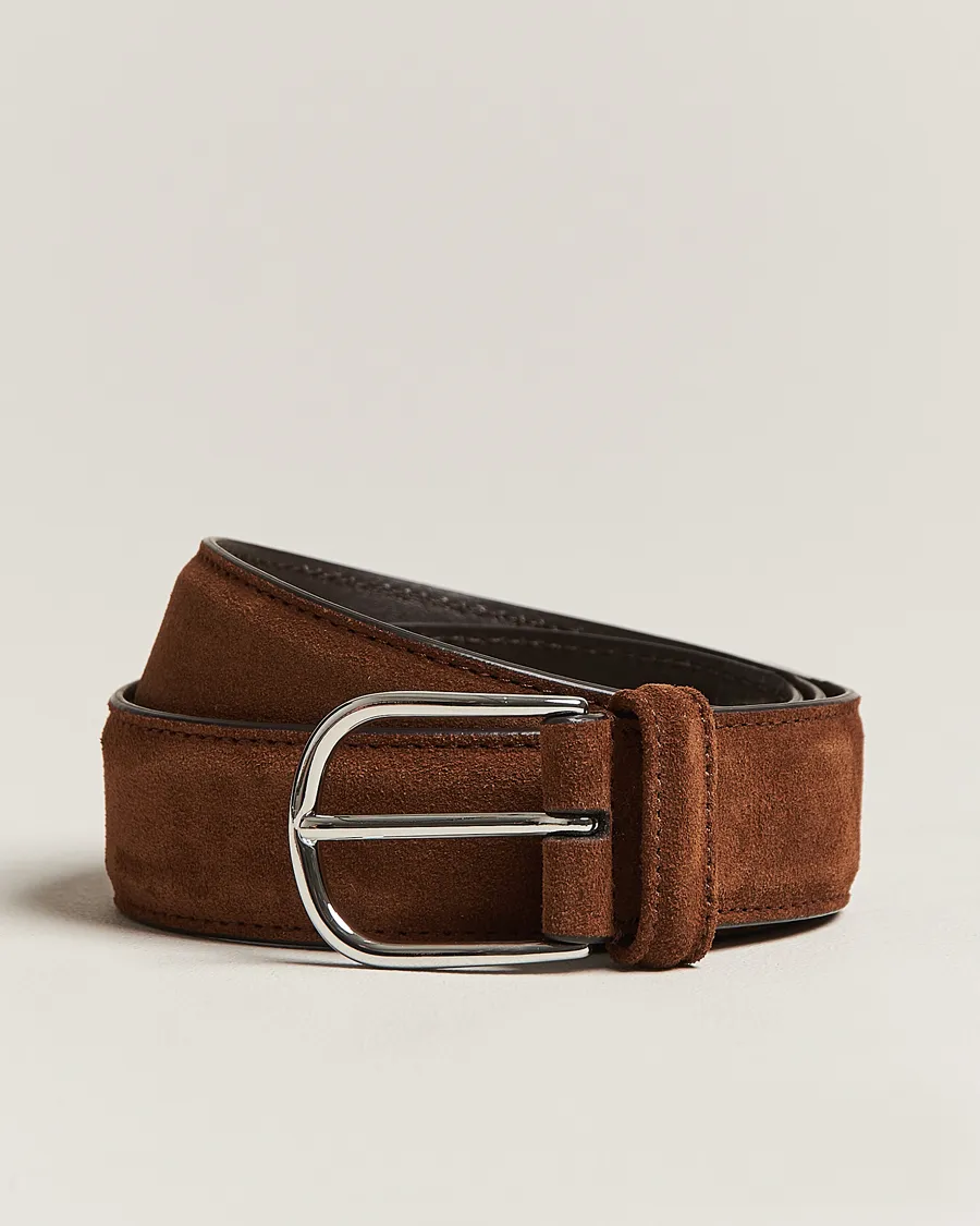 Suede 3,5 cm Belt Brown