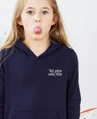 Sweatshirt enfant Tel père telle fille (brodé)