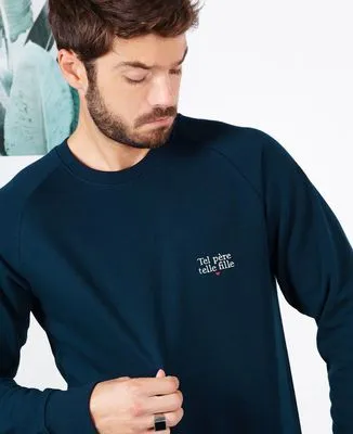 Sweatshirt enfant Tel père telle fille (brodé)