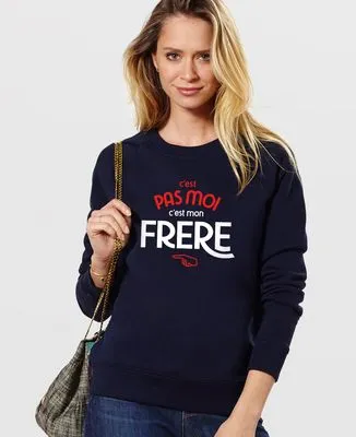 Sweatshirt homme C'est pas moi c'est mon frère