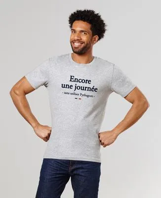 Sweatshirt homme Encore une journée sans utiliser Pythagore