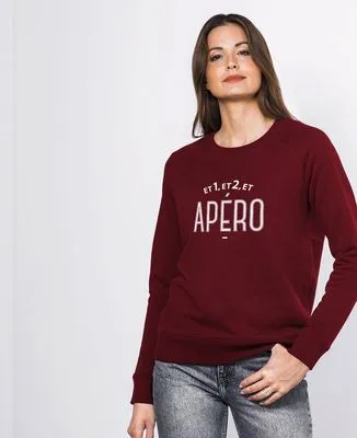 Sweatshirt homme Et 1, et 2 et apéro