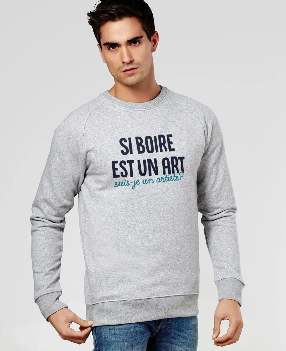 Sweatshirt homme Suis-je un artiste