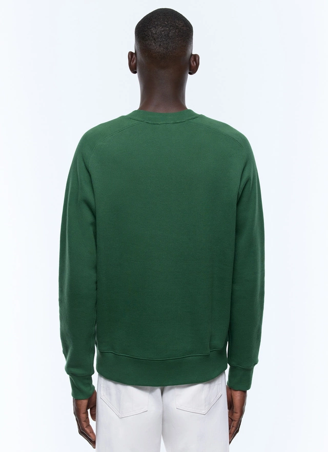 Sweatshirt Vert Homme - Fursac - J2EWET-EJ01-H009