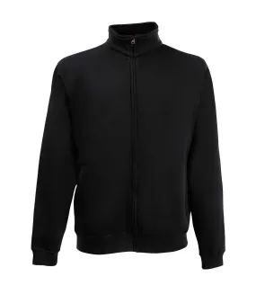 Sweatshirt à fermeture zippée homme noir Fruit of the Loom