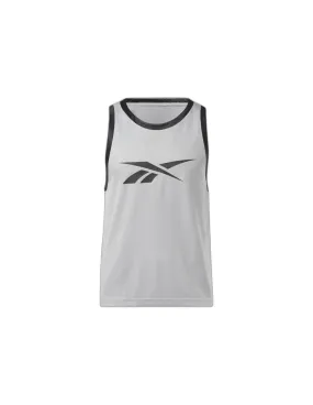 T-shirt de basket-ball Reebok Basket-ball Mesh Man Grey