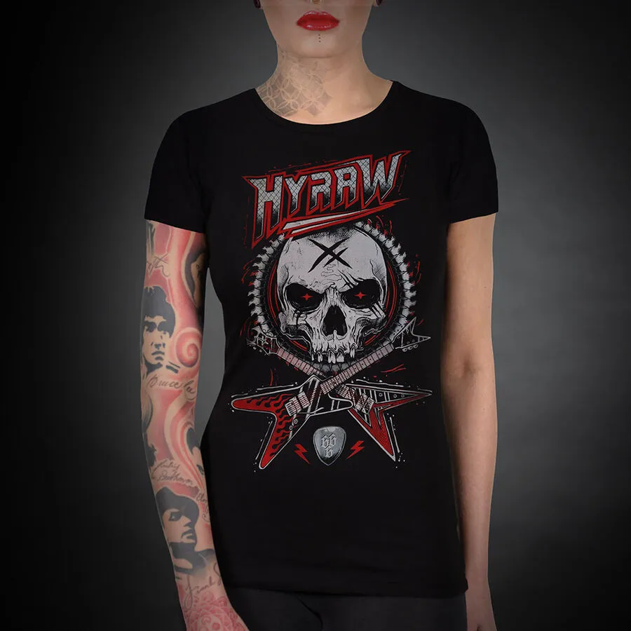 T-shirt femme rock gothique HYRAW 'heavy'