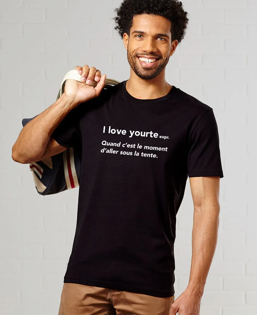 T-Shirt homme I love yourte