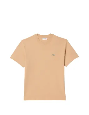 T shirt homme Lacoste Ref 62387 IXQ Beige