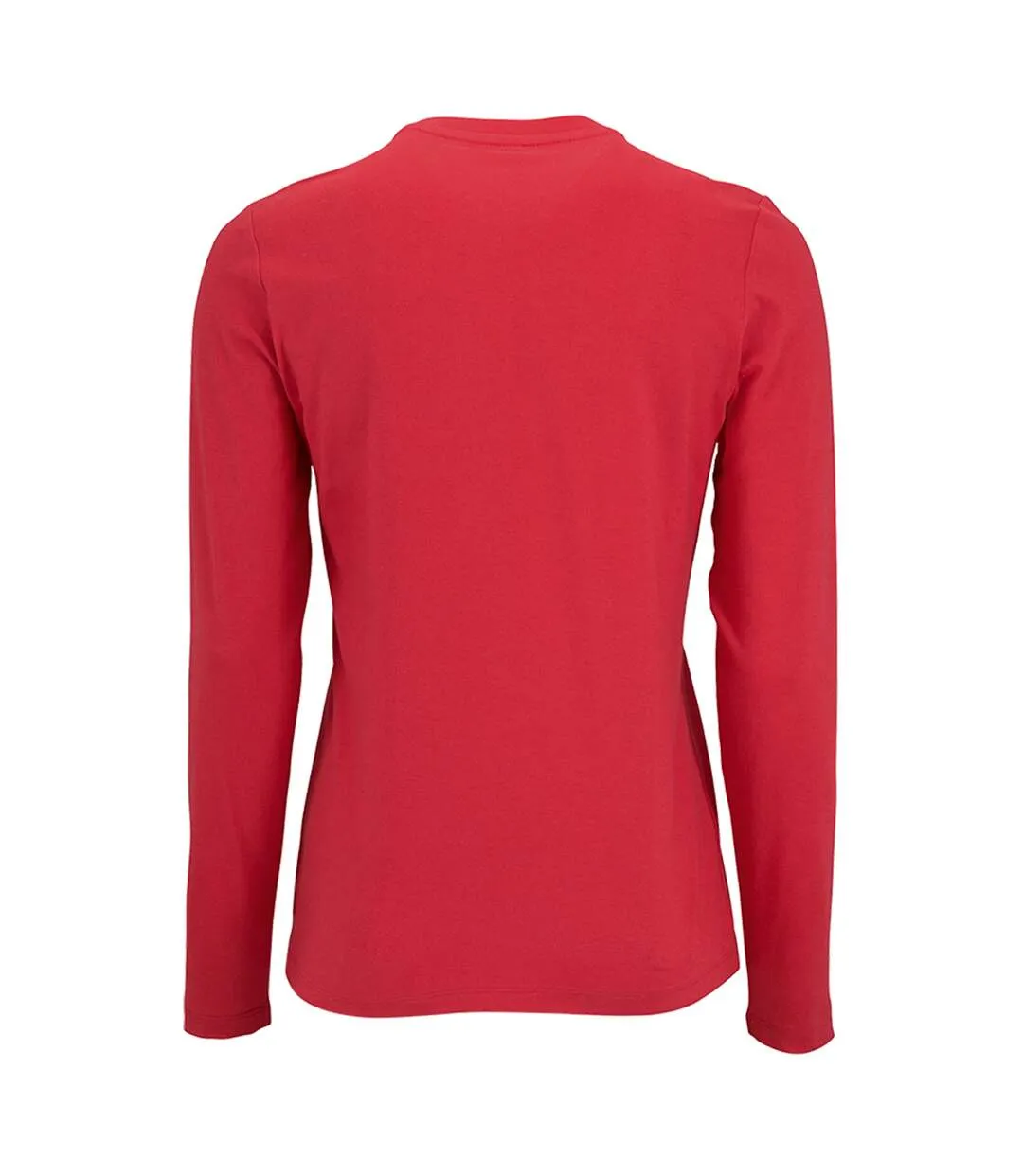 T-shirt manches longues imperial femme rouge SOLS