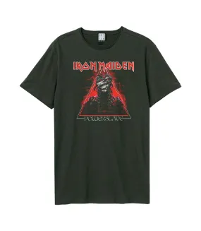 T-shirt powerslave adulte charbon / rouge Amplified