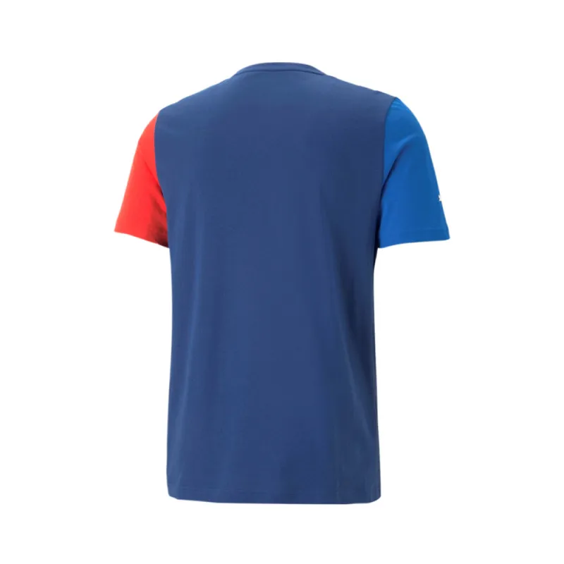 T-SHIRT PUMA BMW MMS ESS LOGO BLEU