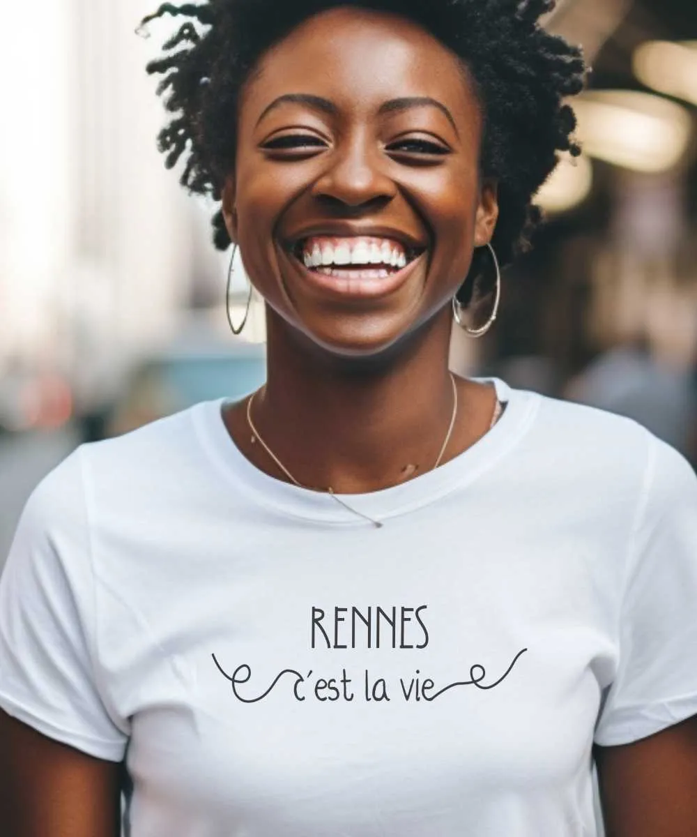 T-Shirt Rennes c'est la vie