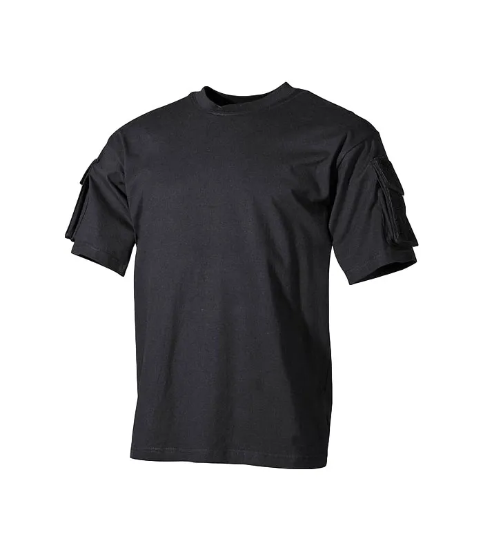 T-shirt Tactical combat petite poche noir