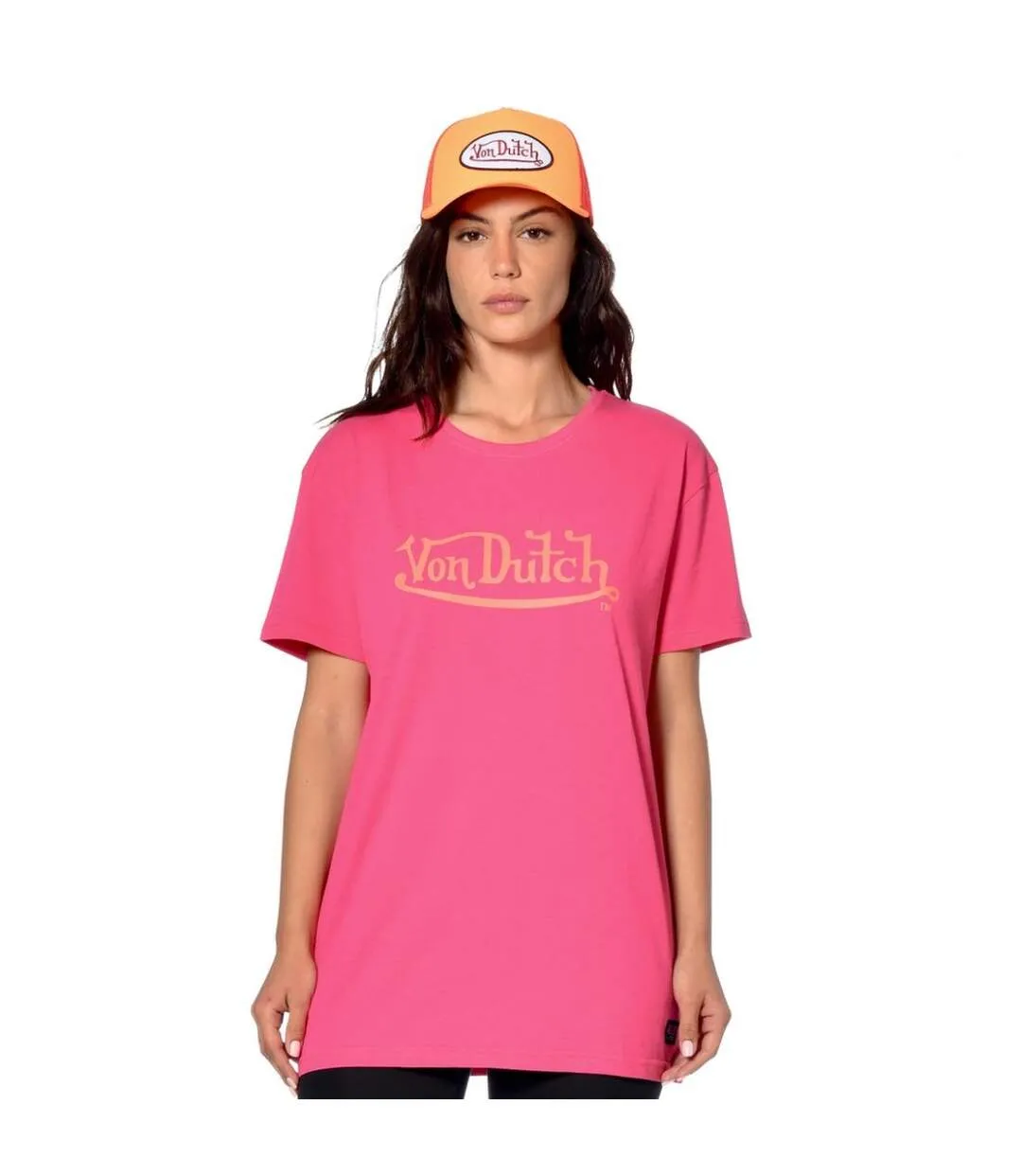 T-shirt Von Dutch femme ample Jodie