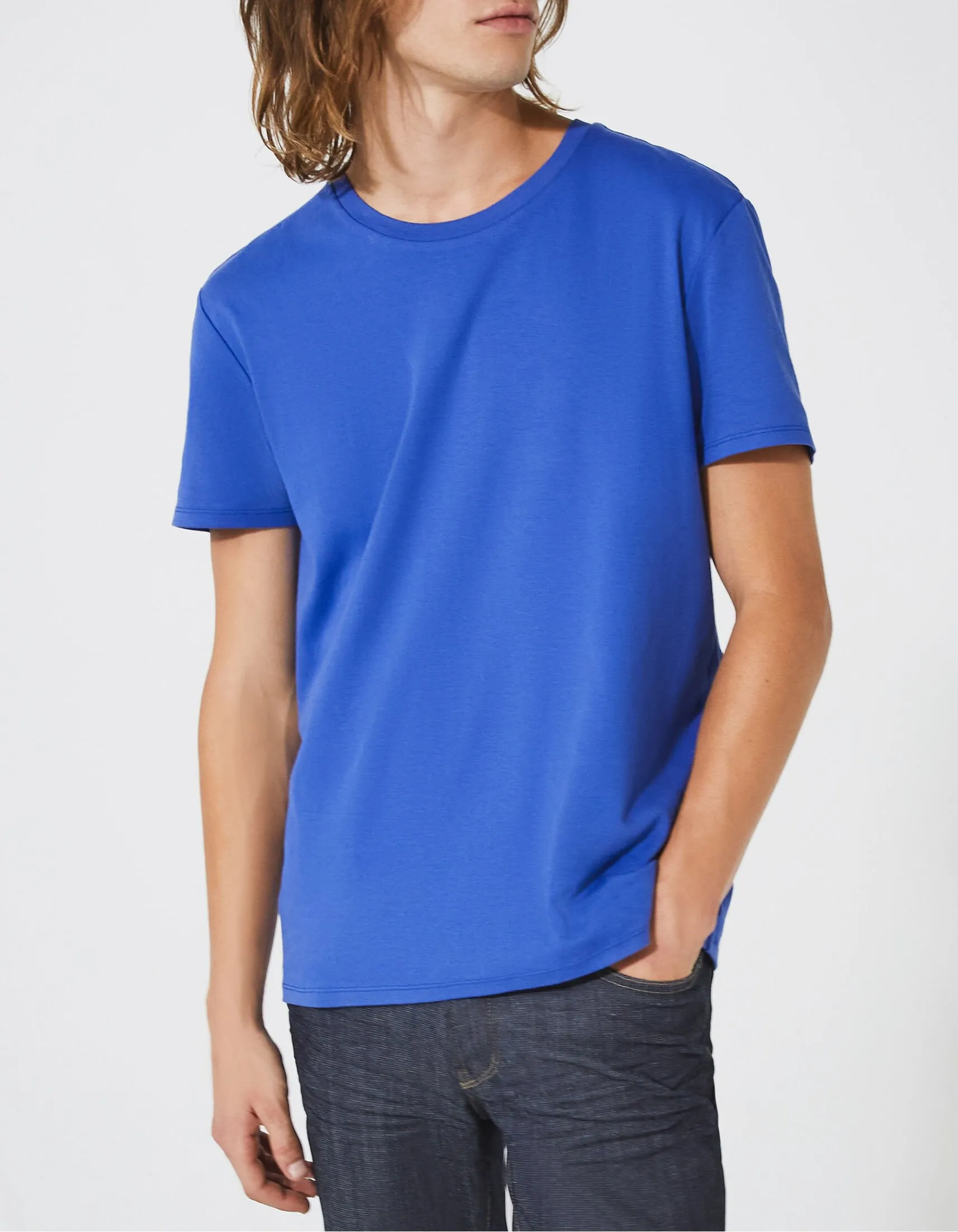 Tee-shirt bleu électrique DRY FAST Homme