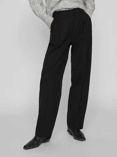 VILA VIJOJO Pantalon Black