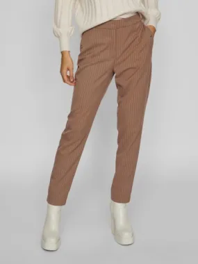 VILA VISTRIKER Pantalon Brown Lentil